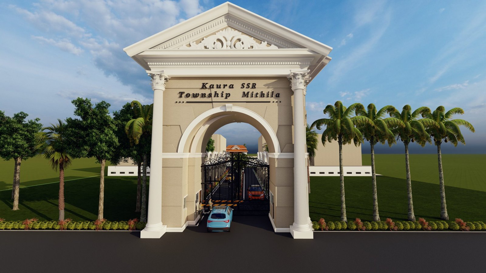 Main entrance arch